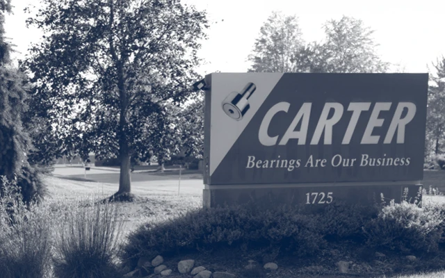 Carter Bearings Building Sign