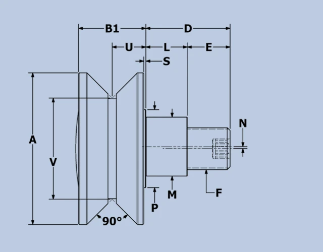 CAD Drawing for Hi-Roller Bearings