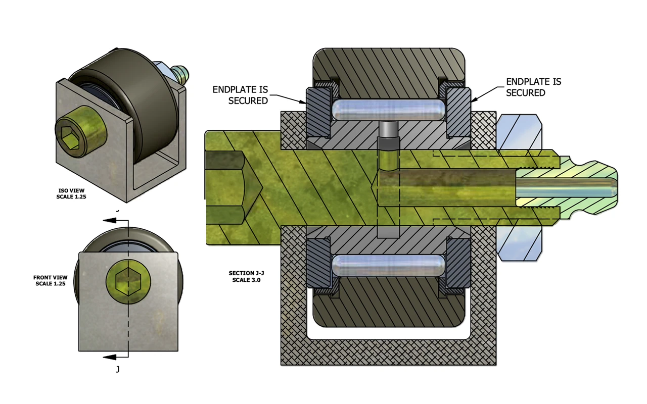 Yoke Roller Mounting